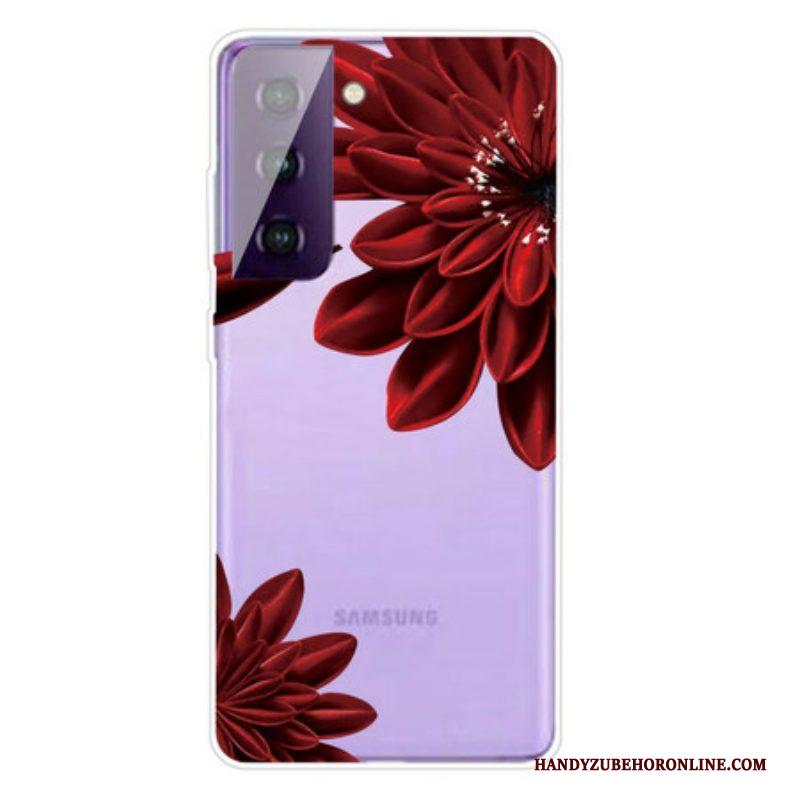 Telefoonhoesje voor Samsung Galaxy S21 5G Wilde Bloemen