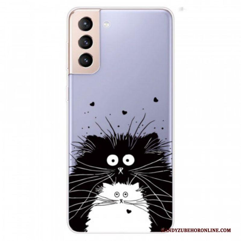 Telefoonhoesje voor Samsung Galaxy S22 5G Kijk Naar De Katten