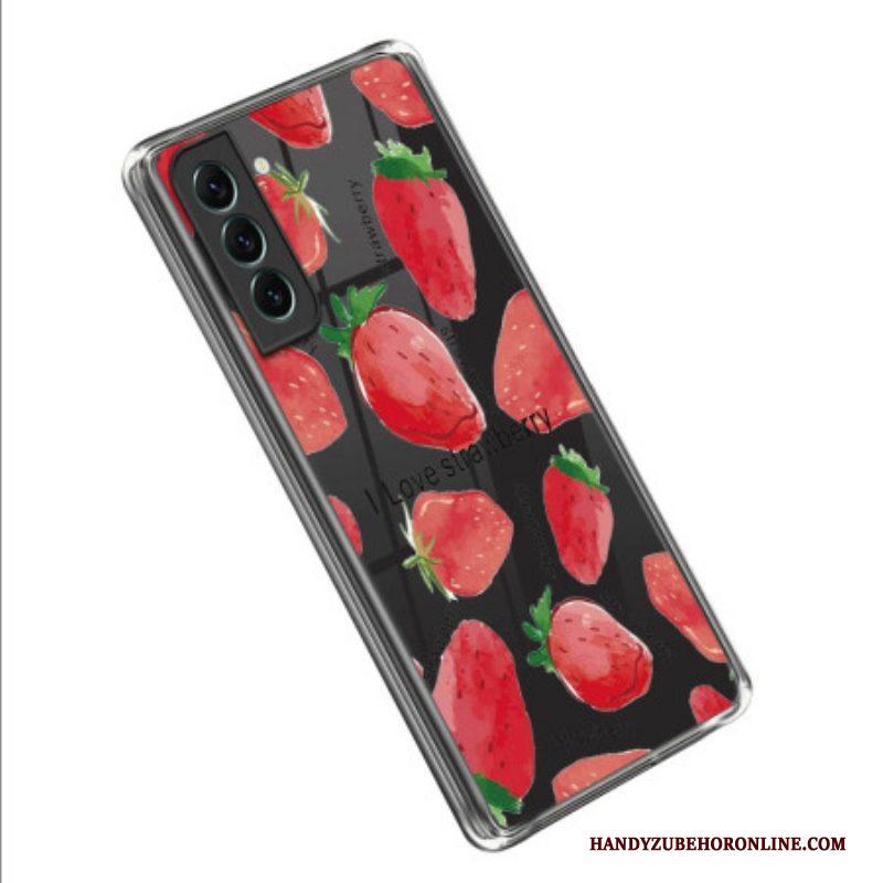 Telefoonhoesje voor Samsung Galaxy S23 5G Naadloze Aardbeien