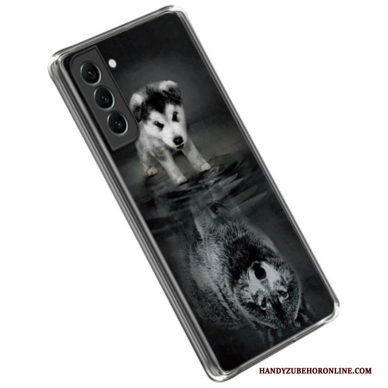 Telefoonhoesje voor Samsung Galaxy S23 5G Puppy-droom