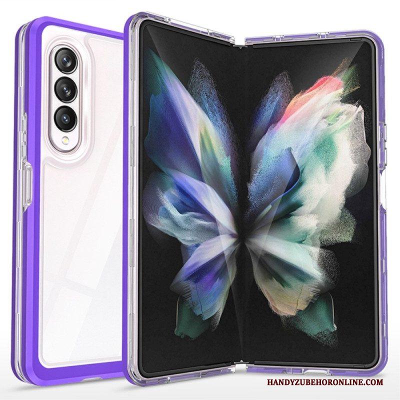 Telefoonhoesje voor Samsung Galaxy Z Fold 4 Transparante Sportkleding