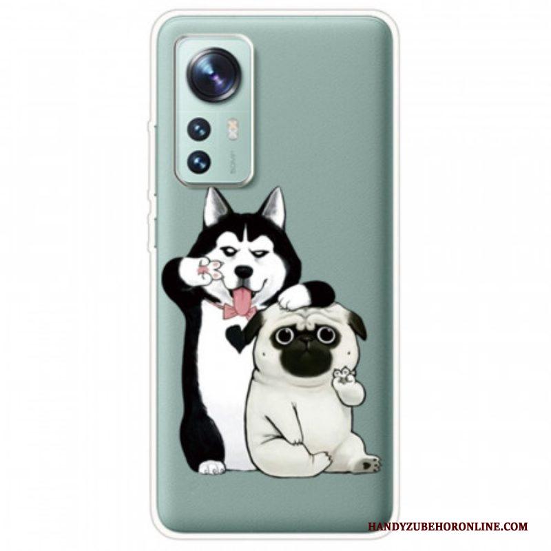 Telefoonhoesje voor Xiaomi 12 / 12X Grappige Honden