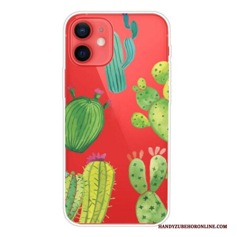 Telefoonhoesje voor iPhone 13 Mini Aquarel Cactussen