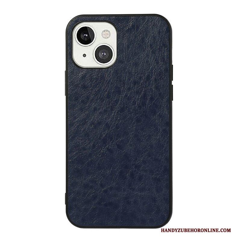 Telefoonhoesje voor iPhone 13 Mini Elegantie Leereffect