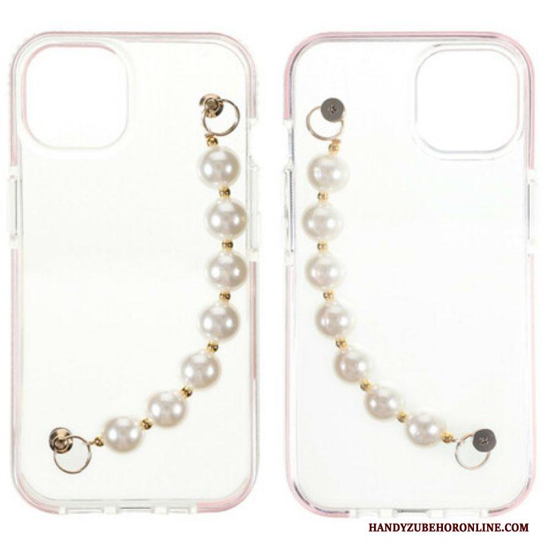 Telefoonhoesje voor iPhone 13 Mini Siliconen Armband Kralen