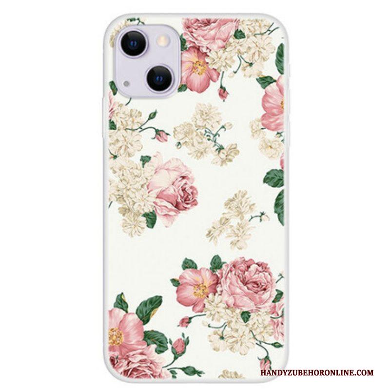 Telefoonhoesje voor iPhone 13 Mini Vrijheid Bloemen