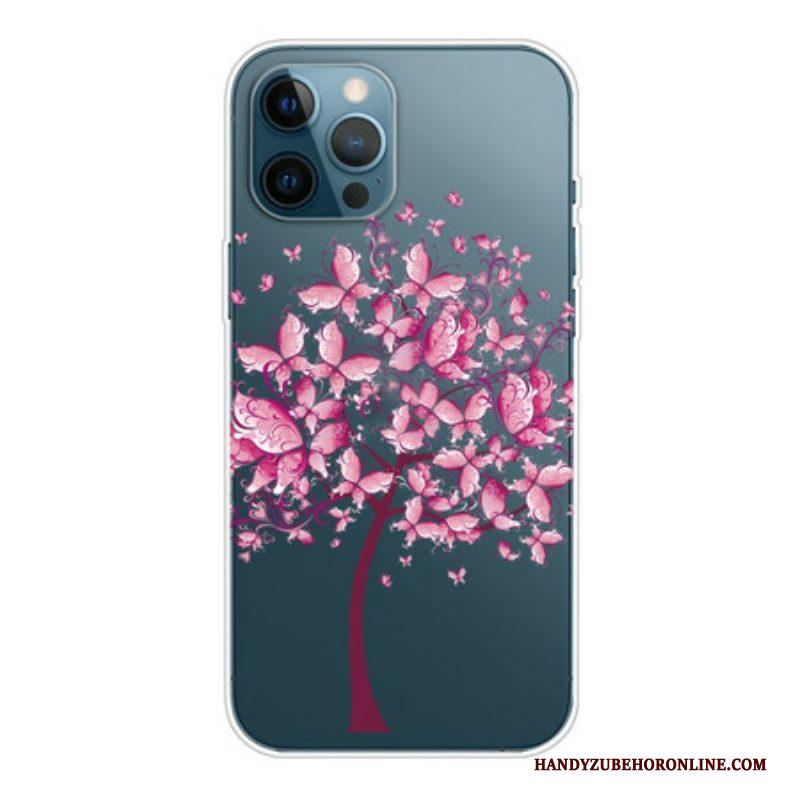 Telefoonhoesje voor iPhone 13 Pro Roze Boomtop