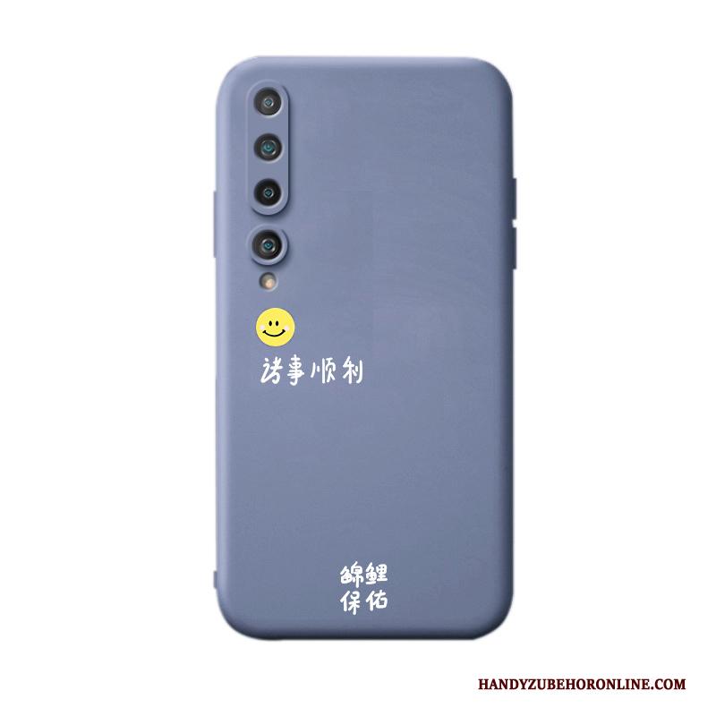 Xiaomi Mi 10 Anti-fall Hoesje Mini Schrobben Siliconen Telefoon Bescherming