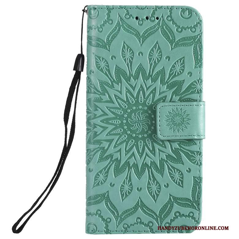 Xiaomi Mi 10 Mini Groen Hoesje Telefoon Trendy Merk Clamshell Bescherming Leren Etui