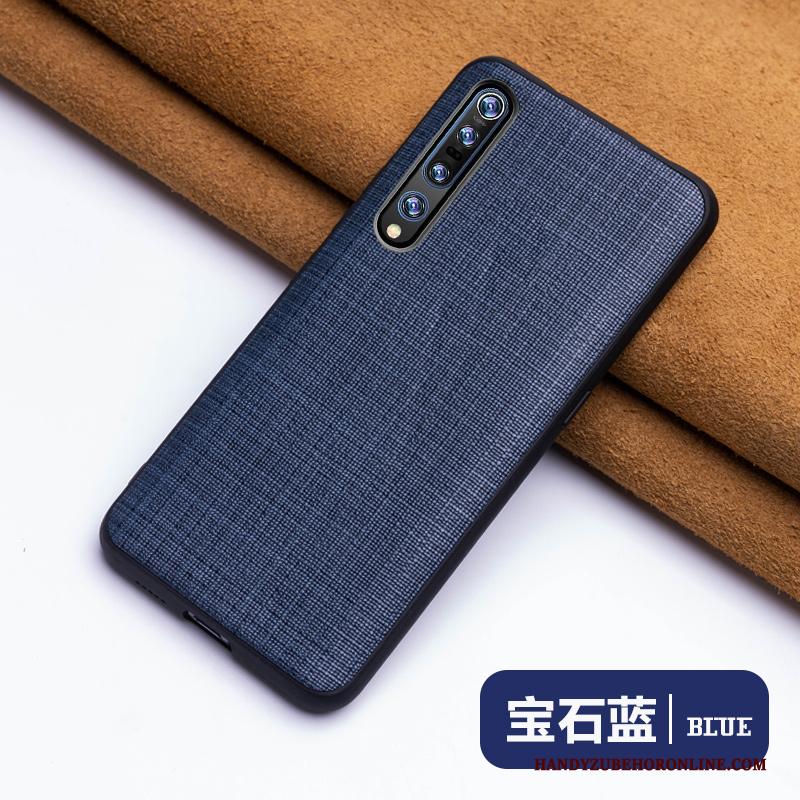 Xiaomi Mi 10 Pro Echt Leer Trendy Merk Luxe Leren Etui Bedrijf Mode Hoesje Telefoon