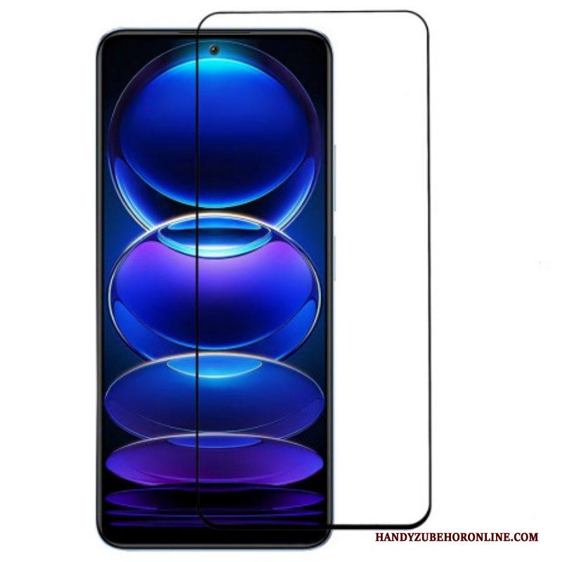 Xiaomi Redmi Note 12/Poco X5 5G Screenprotector Van Gehard Glas Met Zwarte Randen