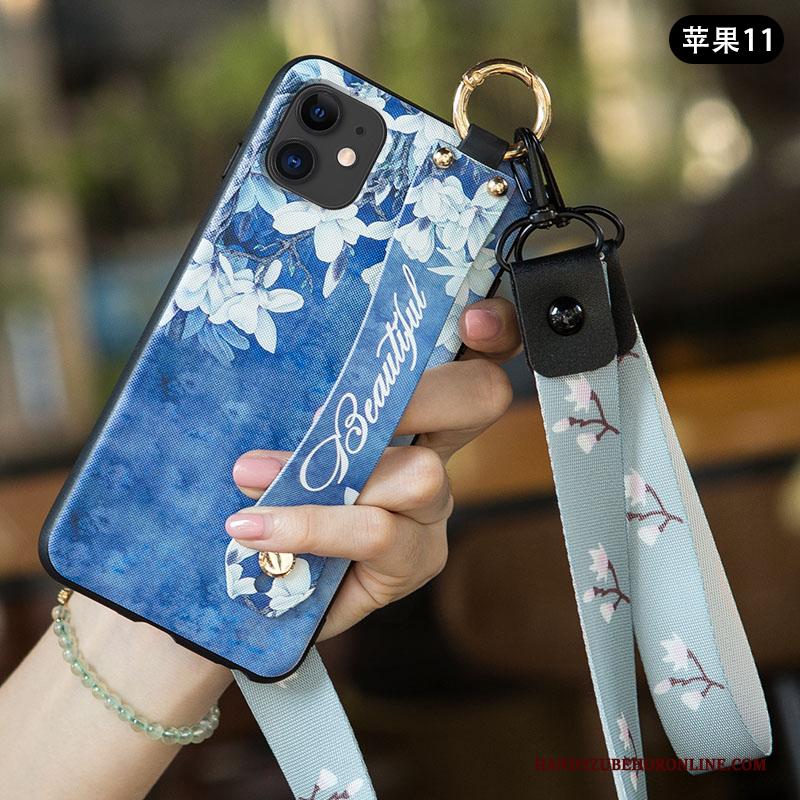 iPhone 11 Mini Siliconen Blauw Vers Kunst Hoesje Zacht