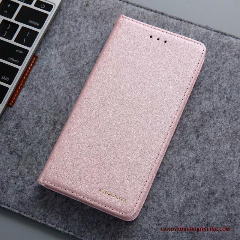 iPhone 11 Pro Hoesje Zijde Folio Portemonnee Patroon Dun Kaart Roze