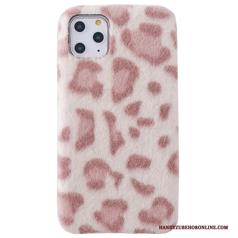 iPhone 11 Pro Max Hoesje Mode High End Hoes Zacht Persoonlijk Pluche Roze