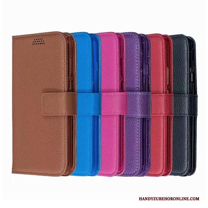 iPhone 11 Pro Max Leren Etui All Inclusive Folio Hoesje Telefoon Anti-fall Bescherming