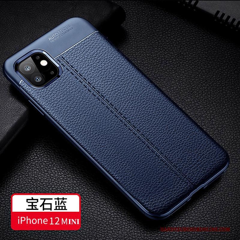 iPhone 12 Mini Hoesje All Inclusive Scheppend Bescherming Blauw Trendy Merk Hoes Bedrijf