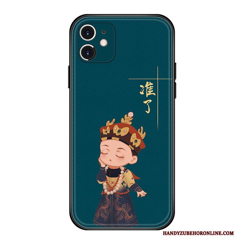 iPhone 12 Mini Hoesje Scheppend Nieuw All Inclusive Chinese Stijl Persoonlijk Wind Groen