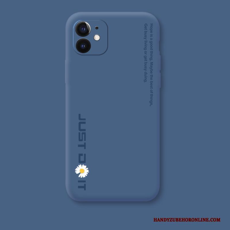 iPhone 12 Mini Hoesje Telefoon Zacht Mode Bescherming Jeugd Blauw Siliconen