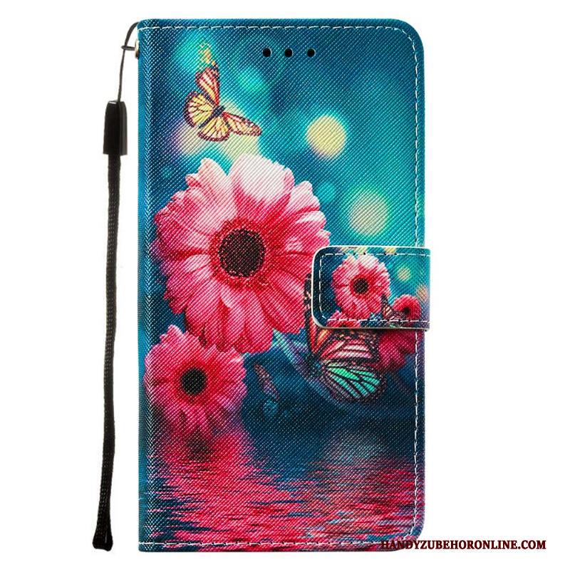 iPhone 12 Pro Max Leren Etui Kaart Blauw Ondersteuning Anti-fall Portemonnee Hoesje Telefoon