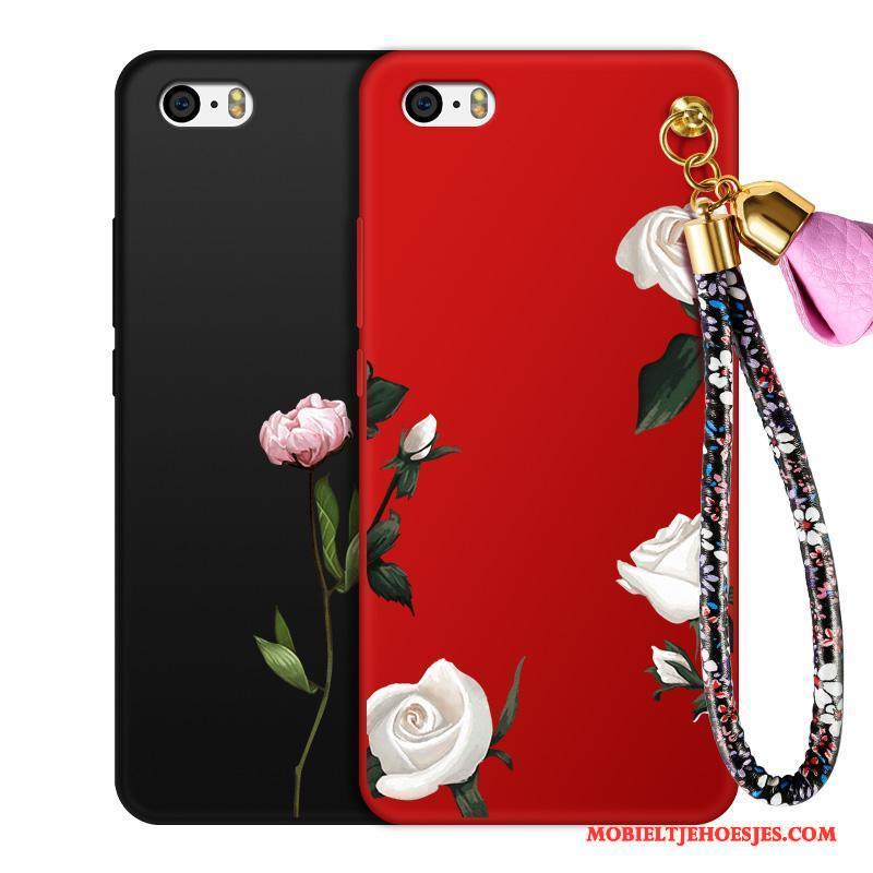 iPhone 4/4s Anti-fall Rood Hoes All Inclusive Hoesje Telefoon Zwart Grote