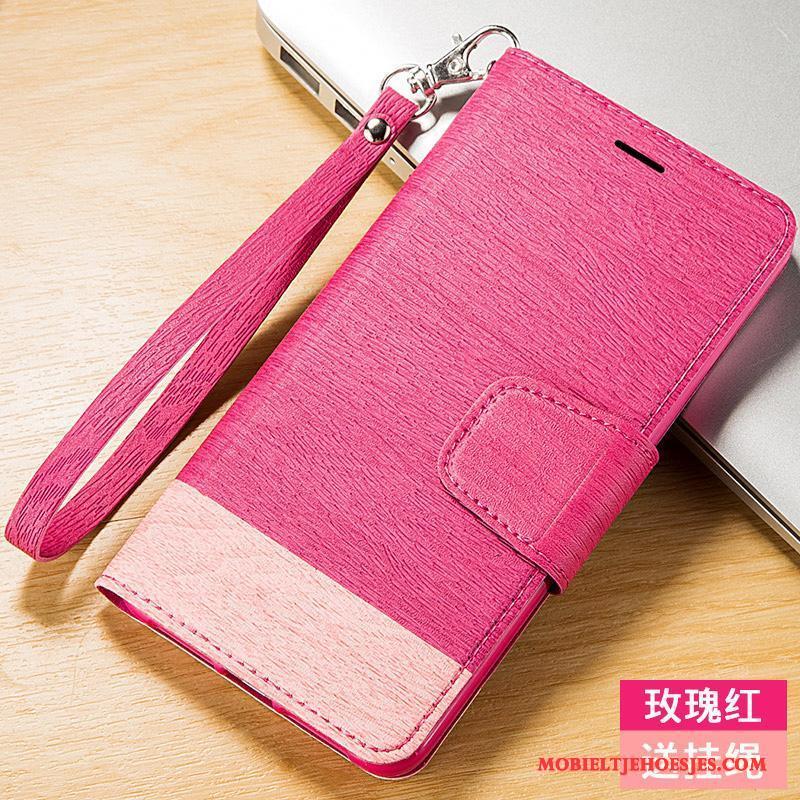 iPhone 4/4s Hoesje Hoes Hanger Siliconen Roze Anti-fall Bescherming Leren Etui