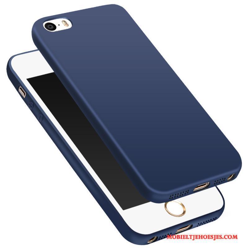 iPhone 5/5s Dun Bescherming All Inclusive Schrobben Hoesje Siliconen Telefoon