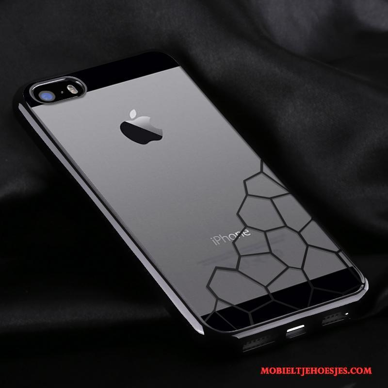 iPhone 5/5s Hoesje Bescherming Eenvoudige Siliconen Hoes Zacht Trend Anti-fall