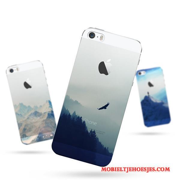 iPhone 5/5s Hoesje Bescherming Scheppend Doorzichtig Kunst Omlijsting Hoes Trend