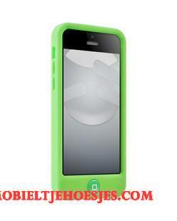 iPhone 5c Groen Siliconen Hoesje Telefoon