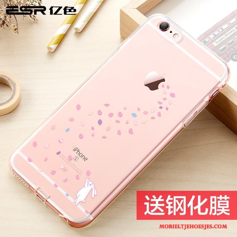 iPhone 6/6s All Inclusive Anti-fall Doorzichtig Hoesje Telefoon Siliconen Bescherming Spotprent