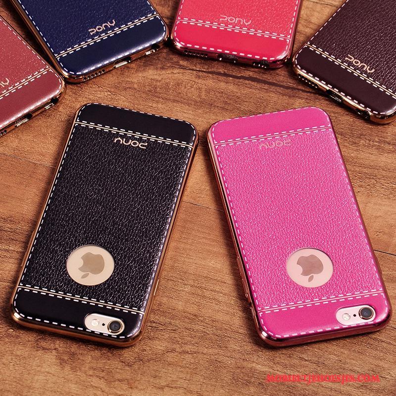 iPhone 6/6s All Inclusive Hoesje Telefoon Trend Anti-fall Leren Etui Nieuw Siliconen