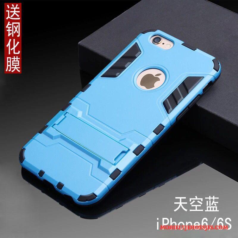 iPhone 6/6s Anti-fall Hoesje Telefoon Zacht Blauw All Inclusive