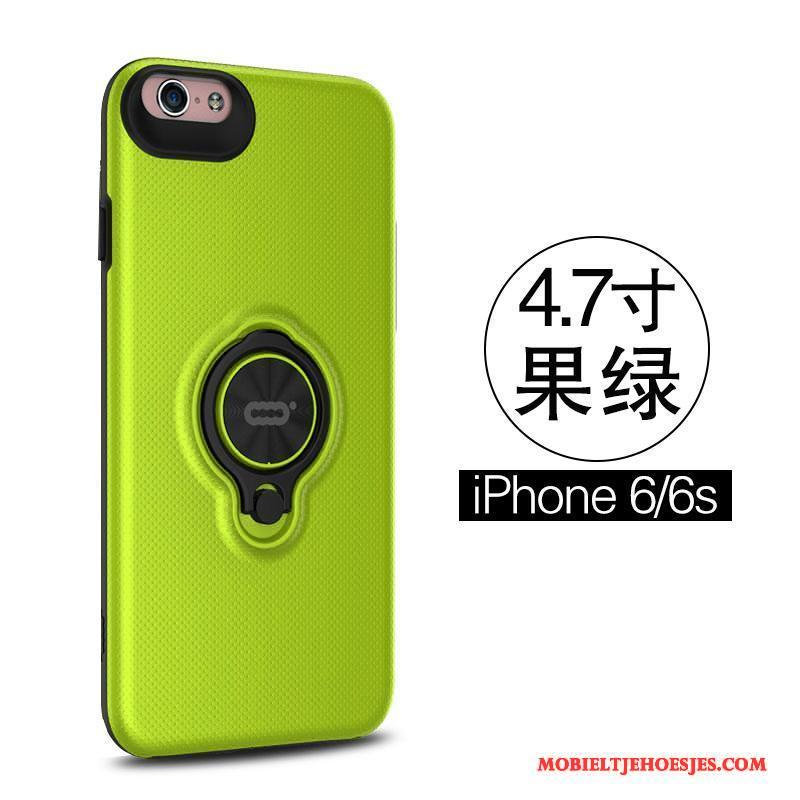 iPhone 6/6s Gesp Bescherming Hoesje Telefoon Doorzichtig Dun Groen Ondersteuning