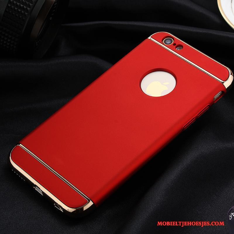 iPhone 6/6s Hoes Hoesje Telefoon Bescherming Goud Rood Plating Luxe