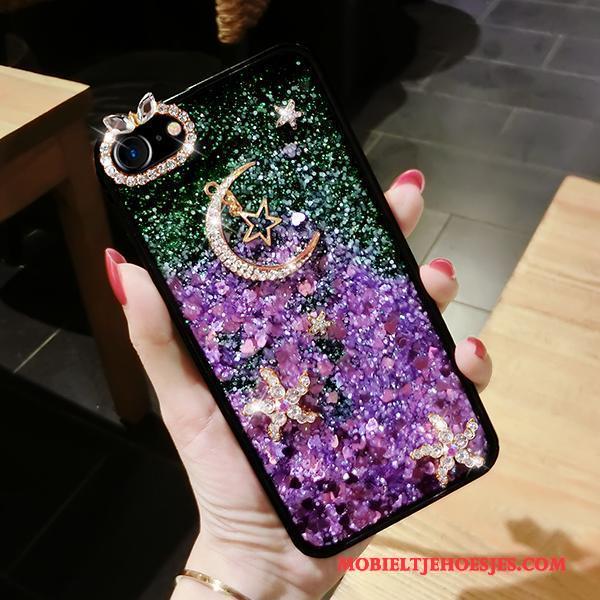 iPhone 6/6s Hoes Trend Hoesje Telefoon Drijfzand All Inclusive Met Strass Purper