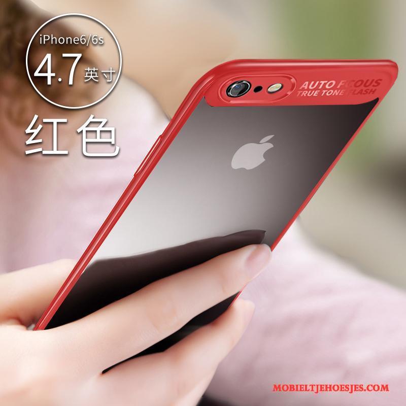 iPhone 6/6s Hoesje Rood All Inclusive Dun Zacht Hoes Trend Anti-fall