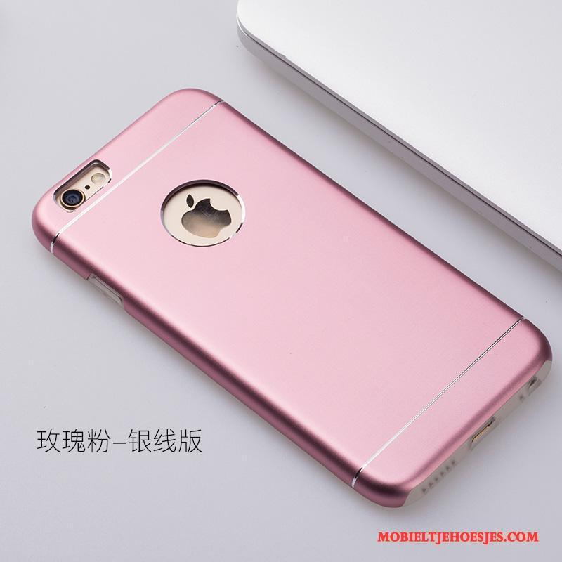 iPhone 6/6s Metaal Hoesje Telefoon Mobiele Telefoon Bescherming All Inclusive Schrobben Rose Goud