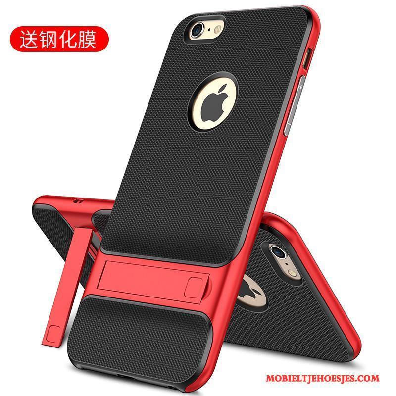 iPhone 6/6s Plus All Inclusive Trend Bescherming Hoes Anti-fall Hoesje Telefoon Rood
