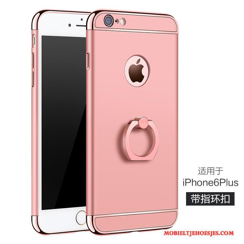iPhone 6/6s Plus Anti-fall Hoesje Telefoon Roze Schrobben Rood Hard Trend