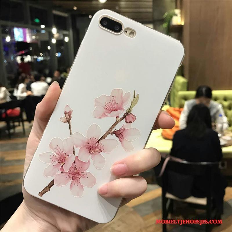 iPhone 6/6s Plus Bloemen Zacht Vintage Anti-fall Siliconen Trend Hoesje Telefoon