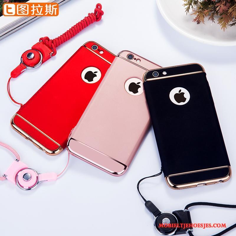 iPhone 6/6s Plus Hanger Blauw Rood Hoesje Telefoon Patroon Trendy Merk Opknoping Nek