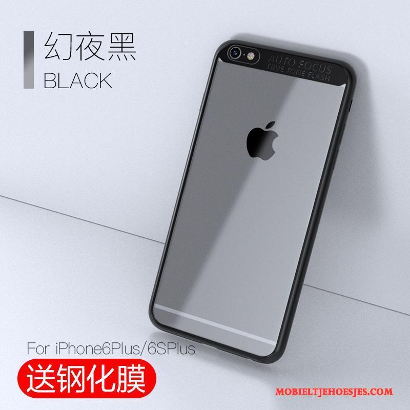iPhone 6/6s Plus Nieuw Zwart Hoes Hoesje Telefoon All Inclusive Siliconen Trend