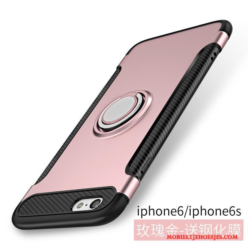 iPhone 6/6s Ring Anti-fall Hoesje Telefoon Trend Rose Goud Nieuw All Inclusive