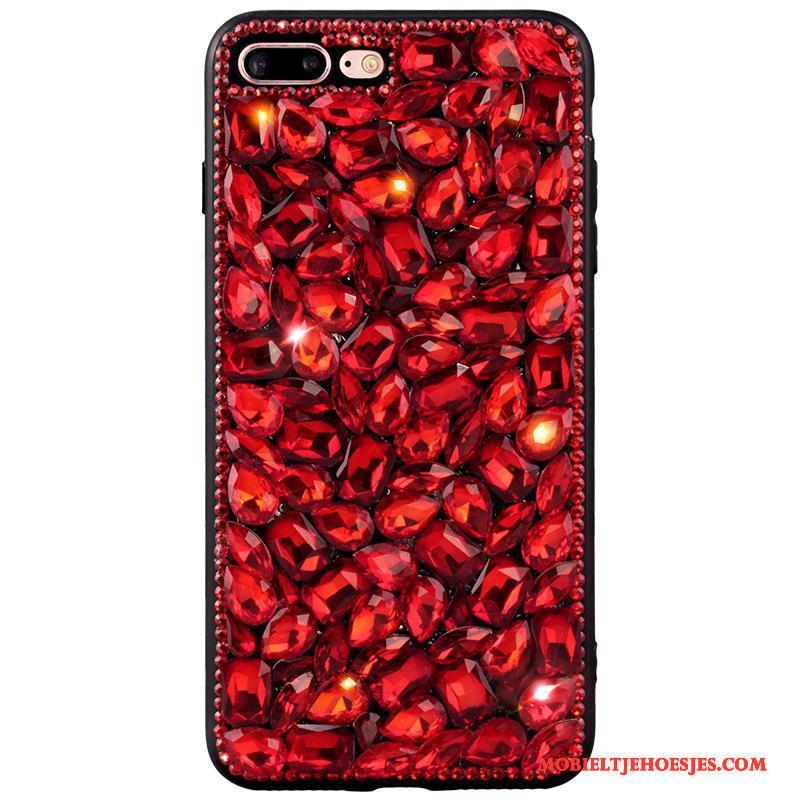 iPhone 6/6s Rood Trend Luxe Europa Met Strass Hoesje Telefoon Elegante