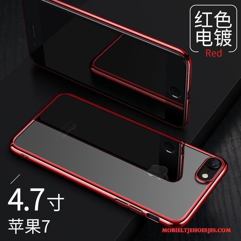 iPhone 7 Dun Anti-fall Rood Persoonlijk Hoesje Telefoon Bescherming