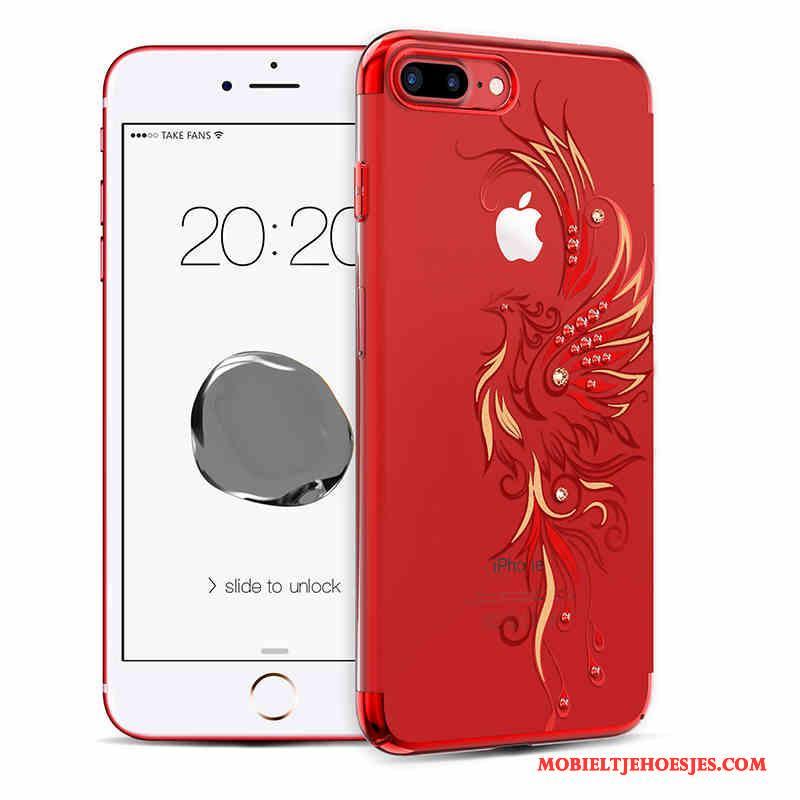 iPhone 7 Plus Hoesje Telefoon Rood Hard Nieuw All Inclusive Luxe Anti-fall