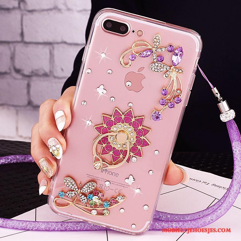 iPhone 7 Plus Mobiele Telefoon Bescherming Hoesje Met Strass Telefoon Rose Goud