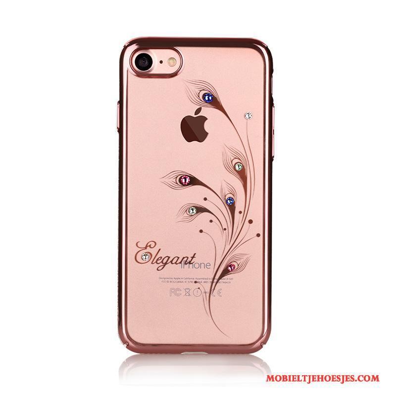 iPhone 7 Plus Nieuw Hoesje Telefoon Anti-fall Rose Goud Doorzichtig Luxe Bescherming