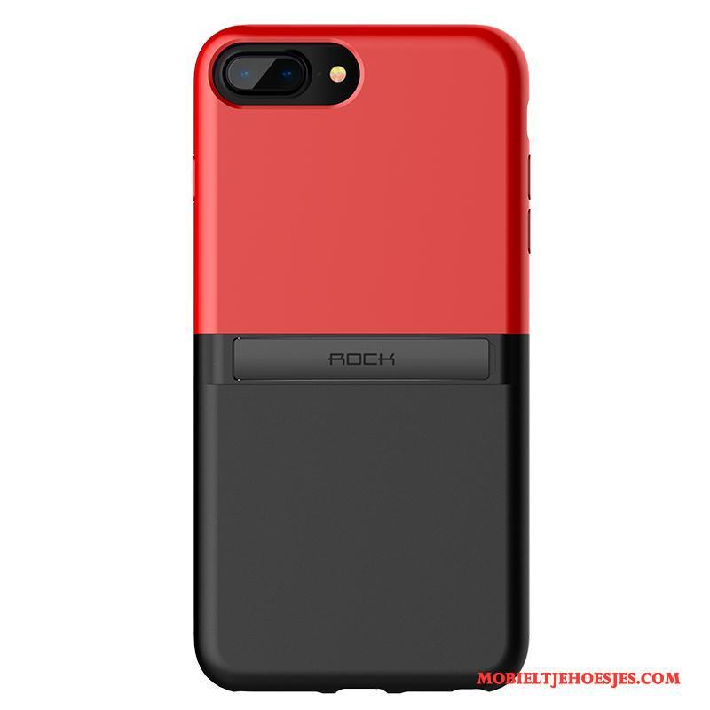 iPhone 7 Plus Nieuw Ondersteuning All Inclusive Hoesje Telefoon Rood Anti-fall Dun