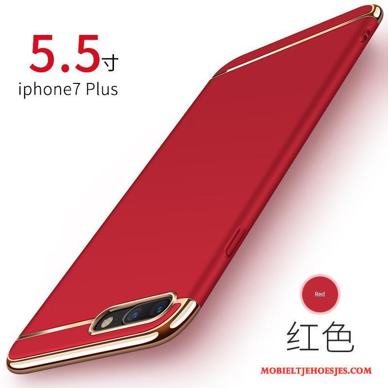 iPhone 7 Plus Schrobben Anti-fall Hoesje Bescherming Telefoon Rood